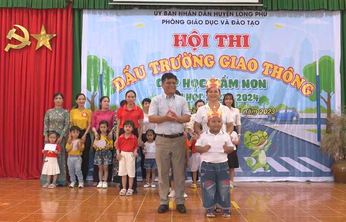 Long Phú: Phòng GD&ĐT tổ chức Hội thi Đấu trường Giao thông cấp học Mầm non
